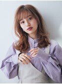 小顔カット×透明感カラー[恵比寿駅/髪質改善/オリーブグレー]