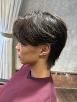 メンズココ メンズパーマ 韓国ヘア 日本橋店(MENS COCO)&nbsp;ニュアンスパーマ センターパート