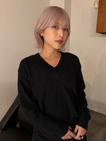 ルーム(Loom.)&nbsp;ハイトーンボブ ブロンドボブ ラベンダーベージュ