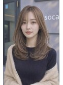 くびれセミロングレイヤー