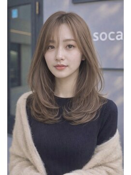 ソッカ(socca) くびれセミロングレイヤー