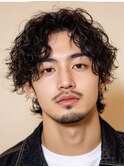 グランジパーマ/メンズカット[メンズパーマ/江坂/吹田/眉毛