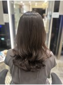 韓国風コテ巻きパーマ×うる艶ロング