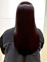 カミラボ(KAMI LABO)&nbsp;うる艶ストレート ロングヘア ツヤ髪 髪質改善 グレージュ