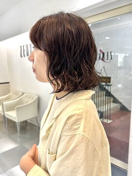ゼンコー 表参道(ZENKO) デジタルパーマミディアムパーマボブパーマコテ巻き風パーマ
