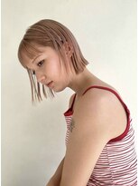シーン バイ ラッド(SCENE by RAD)&nbsp;透け感レイヤーショートボブでつくる小顔ヘア小顔盛り艶感