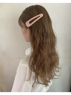 ノエル(hair design Noel) 【noel】hachi×　ミルクティーベージュ