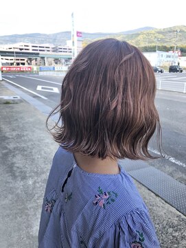 ヘアーデザインフロイデ(HAIR DESIGN freude) ゆるふわ ピンクベージュ
