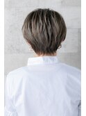 20代30代40代/小顔・丸みショート/シークレットハイライト　ｂ