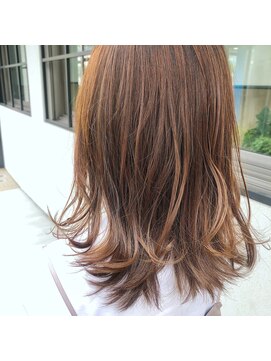 ルディー バイ ヘアーポケット(rudii by HAIR POCKET) オレンジベージュ★インナーカラー