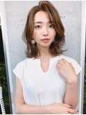 立ち上げバンク大人くびれヘアヨシンモリレイヤーカット