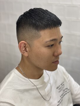 メリケンバーバーショップ フクオカ(MERICAN BARBERSHOP FUK) クロップスタイル4