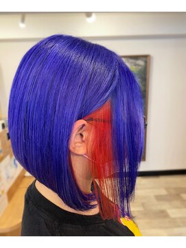 アートアンドヘアーデザイン ダイアリー(Art Hair design Diary) 【Diary】purple×red