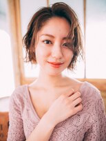 ヘアサロン レア 高崎(Lea)&nbsp;ナチュラルかきあげボブ