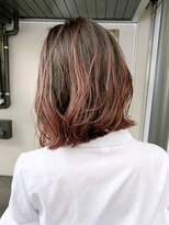 アイティーバイアルバム 藤沢店(IT by ALBUM) ボブシャドウルーツ_くすみブルーミニウルフテラコッタ_ba350301