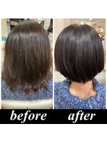 ウィル ボッサ 御茶ノ水 神保町(WILL bossa) 美髪整形ストレート(薬剤のオリジナルブレンドで艶感抜群)