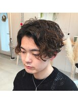 アクセヘアー 町田(acce hair)&nbsp;メンズミディアムパーマスタイル