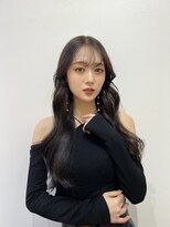 ロウ 吉祥寺(ROW)&nbsp;くびれ韓国ヘア/ふんわりカール/10代/20代/30代/レイヤーロング