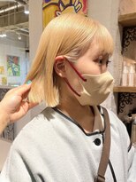 ノラ ヘアーサロン(NORA HAIR SALON)&nbsp;ボブハイトーンベージュ