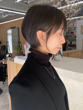 アロ 大阪梅田(alo) ちらっと可愛いインナーカラーショートボブ《大阪梅田/中崎町》