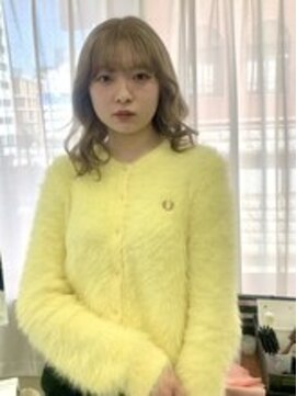 ディア(.eer) 【.eer/ディア】ミルクティーベージュ/ミディアムヘア/心斎橋