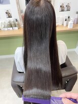 オリビアヘアー(OLIVIA HAIR) ロンググレイピンク