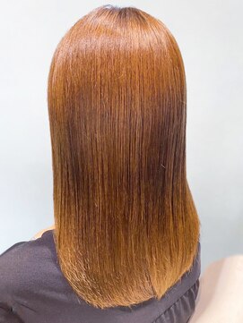 美容室フルール 20代30代40代髪質改善カラーライトブラウン透明感ナチュラル