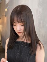 アルバム 池袋(ALBUM) グレーベージュニュアンスカラー美髪レイヤーロング_ba473641