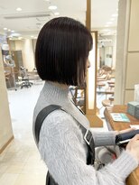 モリオ フロム ロンドン サッポロファクトリー店(morio FROM LONDON)&nbsp;【morio】札幌ボブ　ぱつっとナチュラルボブ