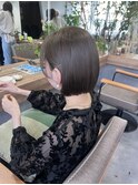 ブリーチなし！！透明感 グレージュボブ[TiTi_福田りの]