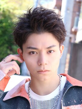 ネイビー(NAVY) スパイキーショート 短髪 刈り上げ