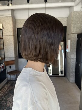 リンダテーラ(Linda tela) 【札幌白石】秋カラー/オータムブラウン/ボブ/ミニボブ/暗髪