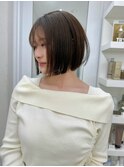 韓国/ハイトーンカラー/ワンホンヘア/レイヤーカット/髪質改善