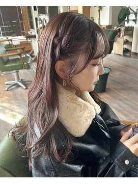 チェリーコークガーデン(CHERRYCOKEGARDEN) サイド編み込み/ヘアアレンジ