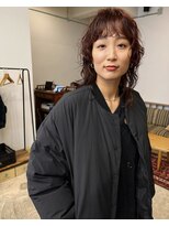 ヤーン(yearn) ウルフ×パーマ×ショコラブラウン☆