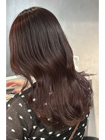 アイユー(ii+U)&nbsp;顔まわりレイヤー　ピンクレッド　暖色カラー