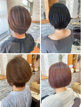 レフアヘアーガーデン(Lehua Hair Garden)の写真/《お手入れ簡単×おしゃれ感アップ》骨格や髪質に合わせたカットで1人1人に似合うショートスタイルを★