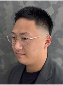 短くキメて、清潔感で差をつける!フェードスタイル