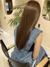 「私史上、一番まとまる艶髪へ。」カット＋METEOストレート＋アルカリ酸熱TR