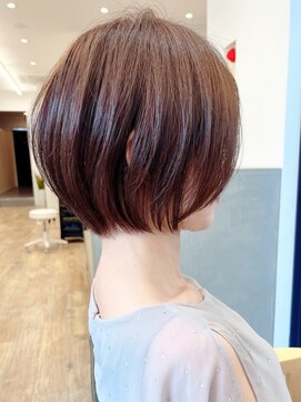 セイドット フクオカ(Say.FUKUOKA) 【Say.福岡】ショートボブ×ショコラブラウン×艶感×伸ばしかけ