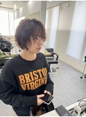 【片山陽基】20代パーマ女子　丸みショートと強めパーマ◎