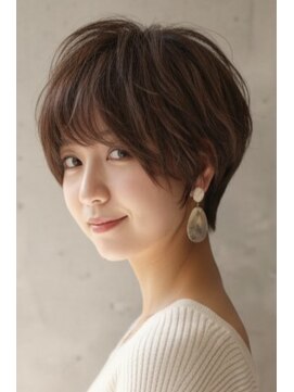 アーク(Ark) 茅ヶ崎★ショート・ボブ/丸顔/前髪あり/30代/40代/50代/くびれ