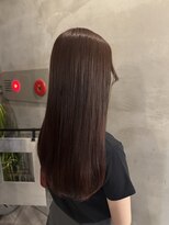 リリアーナ(LILIANA)&nbsp;秋冬カラー ボルドーカラー トレンドヘア 髪質改善 縮毛矯正