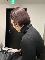 トゥエル バイ ディプティモイラ(tuelu by dipty MOILA)&nbsp;ミニボブ×チェリーレッド