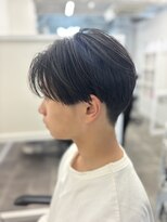 レーヴバイキートス(REVE by kiitos)&nbsp;メンズセンターパート、シースルーマッシュ