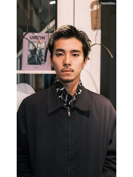 薬院 メンズショート スパイキーショート ピンパーマ