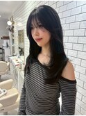 フェアリーレイヤー20代30代40代ハッシュカット黒髪くびれヘア