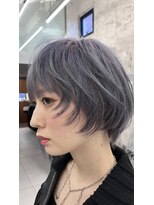 ベンジー 学芸大学店(benji)&nbsp;モードでクールなハイトーンショート