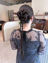 カケ(kake)&nbsp;結婚式などにオススメ！カチモリアレンジヘア
