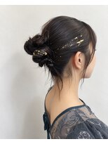 カスミ 霞(KASUMI)&nbsp;お呼ばれヘアセット　hair style for a wedding
